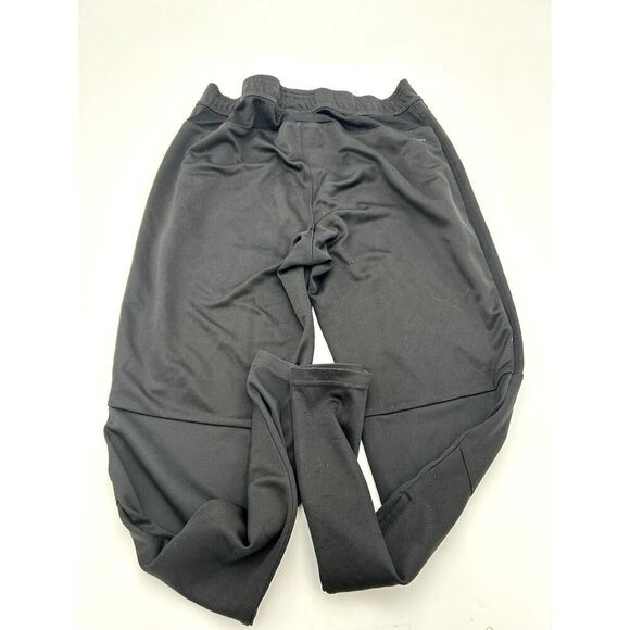 Adidas Pant Men's Small Black Elastic Waist Pockets Straight Leg Pull On Outdoor - Picture 2 of 5